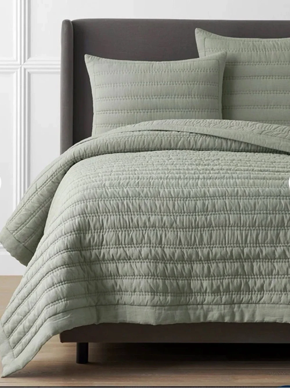 The Company Store European Washed Linen Quilt